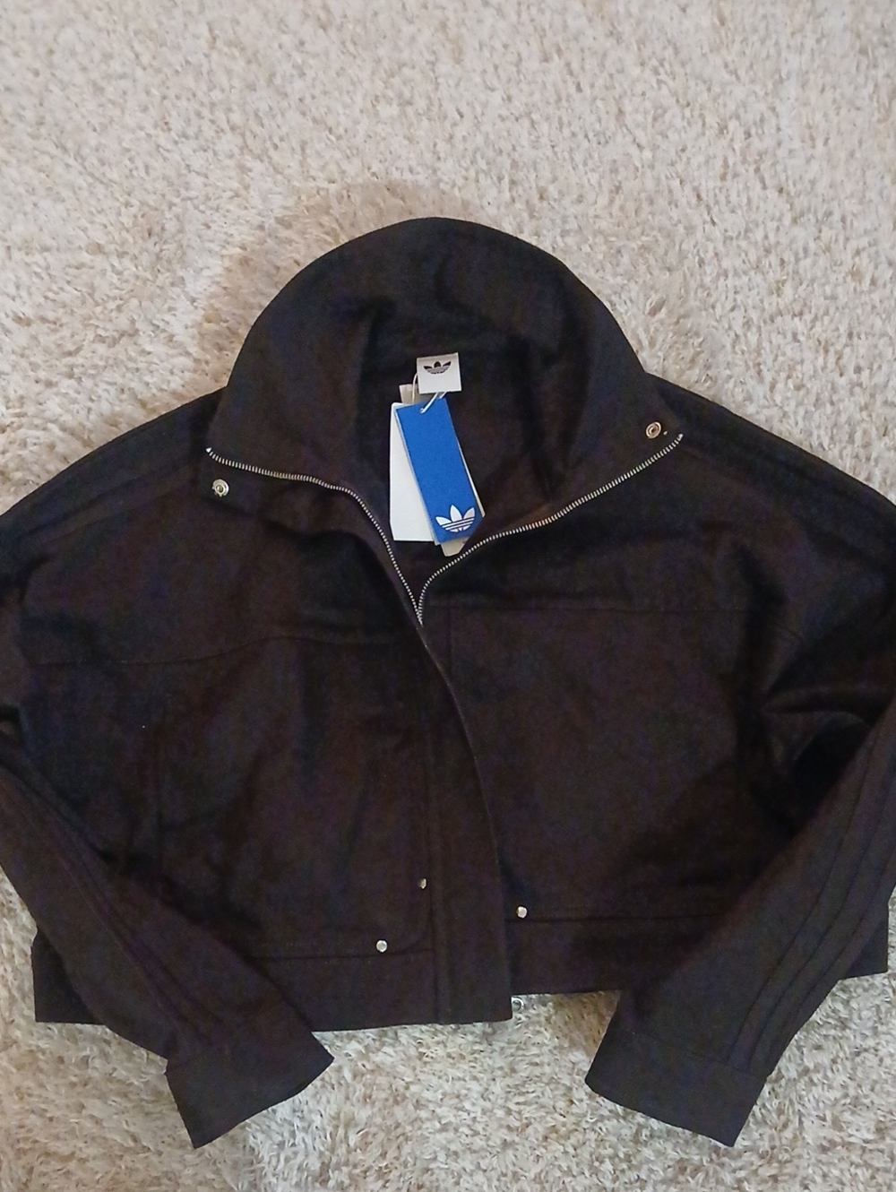 NWT ADIDAS TWILL CARGO JACKET